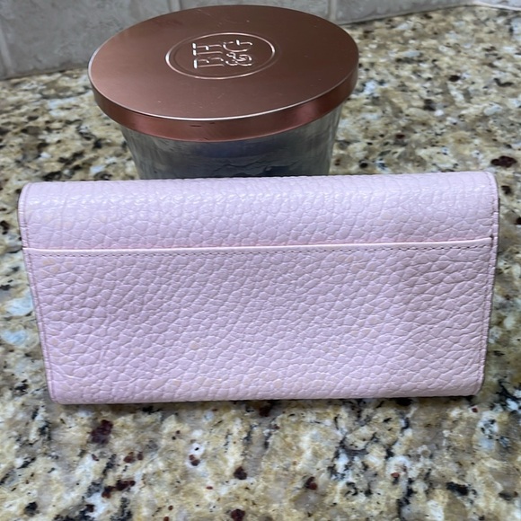 ♠️KATE SPADE pink pebbled leather wallet. - Picture 4 of 12